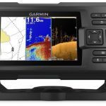 Garmin Striker Plus 5cv with Transducer, 5 GPS Fishfinder with CHIRP Traditional and ClearVu Scanning Sonar Transducer and Built In Quickdraw Contours Mapping Software
