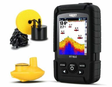 LUCKY Fish Finder Wired & Wireless Portable Fishing Sonar for All Fishing Types