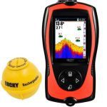 LUCKY Portable Fish Finder Transducer Sonar