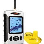 Lucky Wireless Fish Finder Sonar Sensor Portable Sonar Fishfinder LCD Display Depth Finders for Fishing Ice Fishing Kayak Fishing
