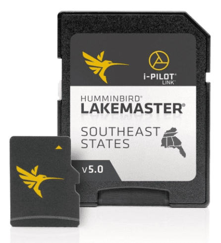 Humminbird SmartStrike Southeast States Edition Digital GPS Lake Maps, Micro SD Card, Version 4, Black