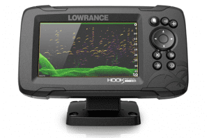 Lowrance HOOK Reveal 5 SplitShot - 5-inch Fish Finder with SplitShot Transducer, Preloaded C-MAP US Inland Mapping